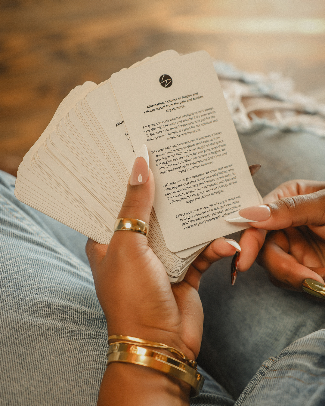 Live Devout Devotional + Affirmation Card Deck