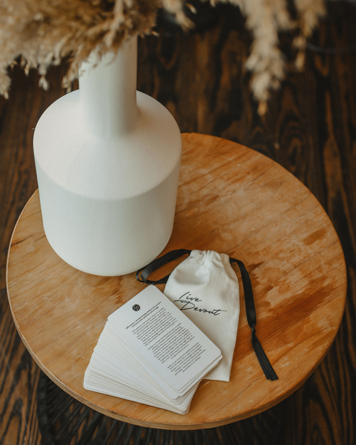 Live Devout Devotional + Affirmation Card Deck